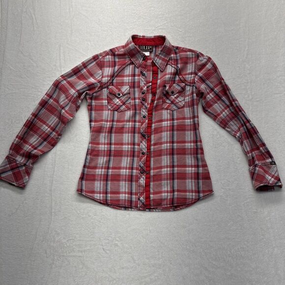 Fall color COWGIRL UP Snap Western Shirt Rodeo Country S/M - Picture 1 of 12